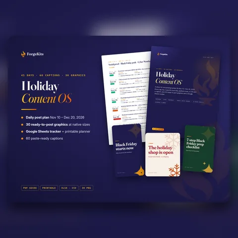 Holiday Content OS cover